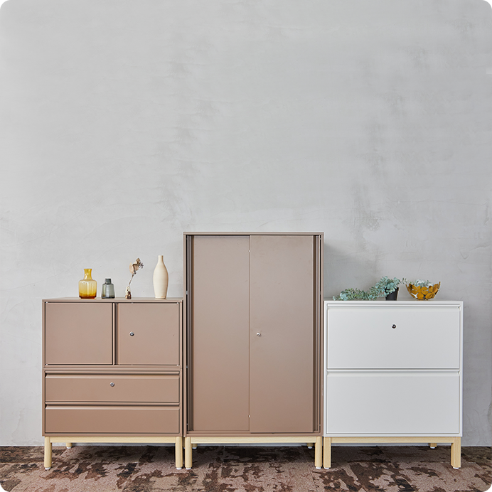 PREDONA スチールオープン書庫 2段 （上置き用）